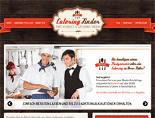 Tablet Screenshot of catering-in.com